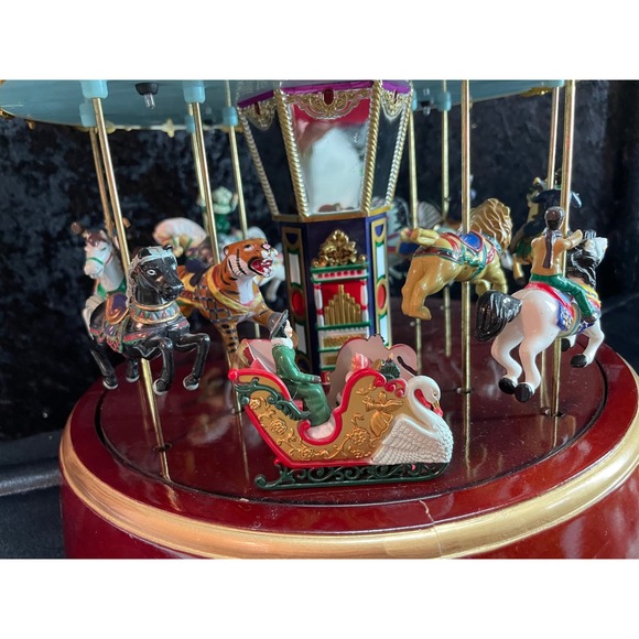 Mr Christmas Grand Carousel Original Classics Musical Box 30 Songs Adapter Works - Picture 12 of 16